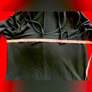 Lightweight Pullover Black Hoodie